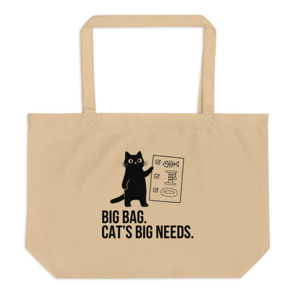 cat's big needs tote bag - DosGatos.Shop